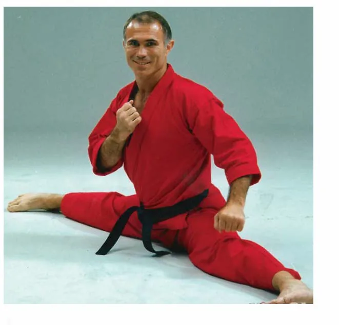 Bill Wallace demonstrating a seated split